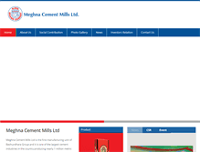 Tablet Screenshot of meghnacement.com